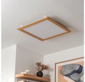 Panou LED RGBW dimabil aplicat Eglo SALOBRENA-C LED/34W/230V maro + telecomandă