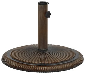 Baza de umbrela, bronz, 45x45x30 cm, fonta Bronz, 45 x 45 x 30 cm