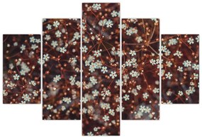 Tablou cu floare de nu mă uita (150x105 cm)