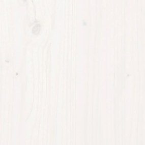 Pat de zi, alb, 90x190 cm, lemn masiv de pin Alb