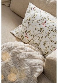 Pătură albă/bej tricotată 130x170 cm Chunky Marl Knit – Catherine Lansfield