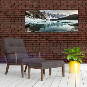 Tablou - lacul iarna (120x50 cm)