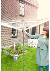 Uscător de rufe argintiu pentru grădină 30 m Essential – Brabantia