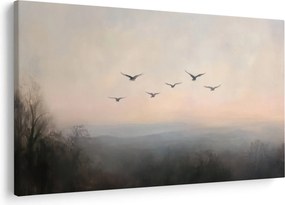 Tablou - Stol de păsări (90x60 cm)