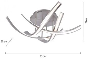 Lustră LED dimabilă aplicată LINDA 4xLED/7W/230V Paul Neuhaus 6474-55
