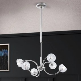Lustra reglabila design modern de lux Maderno 6L crom
