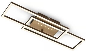 Brilo - Plafonieră dimabilă LED/30W/230V 3000K maro