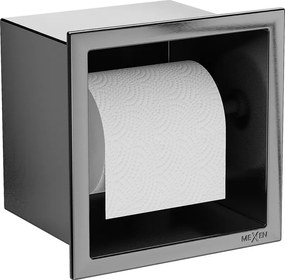 Mexen X-Wall-P suport hârtie igienică, gri armat periat - 19E3
