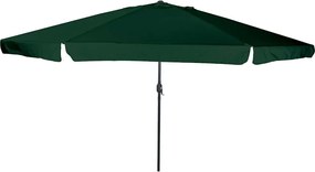 vidaXL Parasol de Grădină Verde 394 x 394 x 248 cm Poliester și oțel