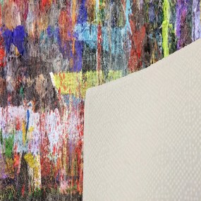 Covor de hol, EXFAB287, 80x200 cm, Poliester, Multicolor