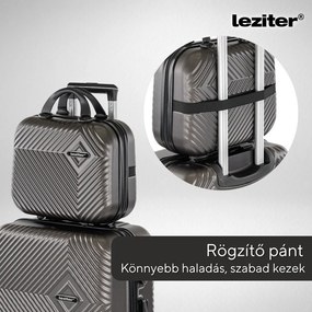 Valiză TravelLux Pro cu copertă rigidă 25x13x30 cm gri închis