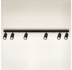 Brilagi - Spot LED reglabil SELE 6xGU10/6,5W/230V negru