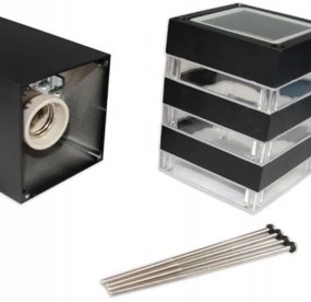 Lampă exterior TEKSAS cu senzor 1xE27/12W/230V IP44, 44 cm antracit