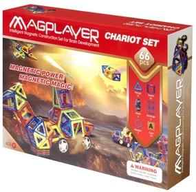 SET DE CONSTRUCTIE MAGNETIC - 66 PIESE - MAGPLAYER (MPA-66)