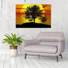 Tablou - Silueta copacilor (90x60 cm)