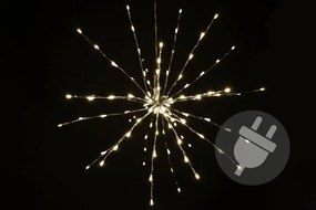 Iluminat de Crăciun 120 LED - ploaie de meteoriți, alb cald