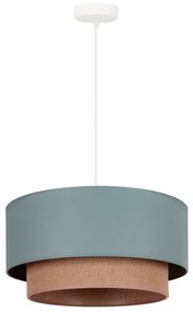 Lustră pe cablu Duolla BOHO 1xE27/15W/230V d. 45 cm verde/maro