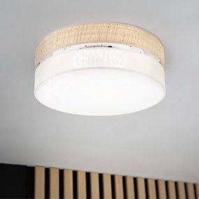 Plafonieră LED SIRJA BOHO LED/36W/230V Ø 45 cm bej/crem