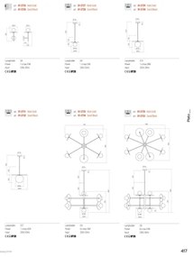 Redo 01-2735 - Candelabru pe tijă PLATO 8xG9/10W/230V auriu