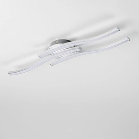 Plafonieră LED 3 x 6W, 230V, 3000K, argintie