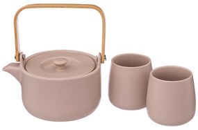 Ceainic Nature cu 2 cesti