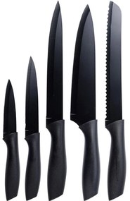 Cutite de bucatarie inox, 5 bucati