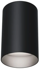 Spot aplicat design tehnic Slim negru 8,5cm