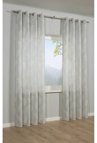 Draperie gri deschis din jacquard 140x245 cm Gingko – Sehlbach