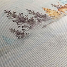 Tablou - Pădure în acuarelă (90x60 cm)