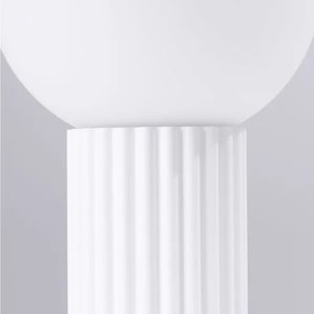 Lampă de masă Sollux SL.1711 HALO 1xG9/8W/230V d. 12 cm alb
