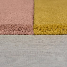 Covor albastru țesut manual din lână 150x240 cm Lozenge Bright Multi – Flair Rugs