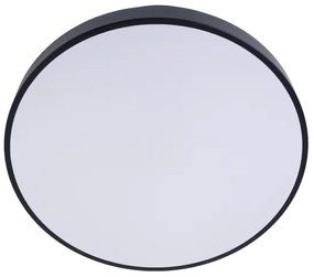 Plafonieră LED dimabilă LED/60W/230V 3000-6500K d. 60 cm negru + telecomandă