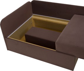 Canapea extensibilă, maro Taupe, MONTES UNI