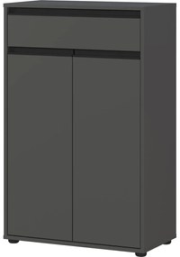 Dulap de baie gri antracit înalt 63x98 cm Lemont – Germania