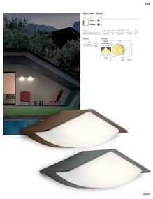 Redo 90001 - Aplică perete exterior LED CHALET 1xLED/8W/230V IP54