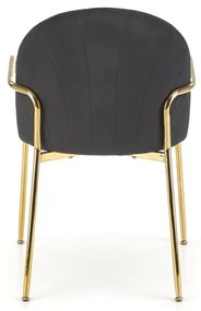 Scaun K500 velvet bej - negru