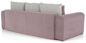 Canapea foarte spatioasa, violet, roz invechit, bej, GILEN BIG SOFA