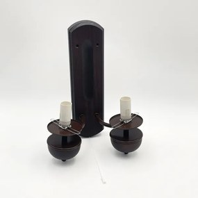 Aplică Brilagi COTTAGE 2xE14/40W/230V fag/alb