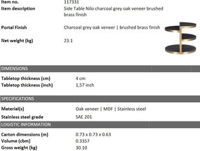 Masuta laterala design LUX Nilo