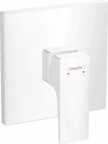 Baterie dus incastrata Hansgrohe Metropol alb mat