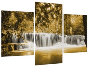 Tablou - Cascadă, de epocă (90x60 cm)