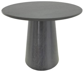 Masa Bucatarie/Dining Donna MDF Negru, Diametru 100 Cm