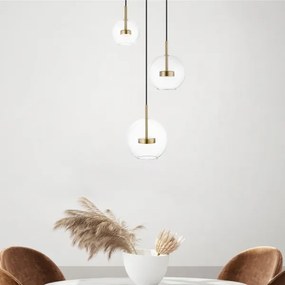 Lustră LED pe cablu Zuma Line P0428-03L-L4AC ENCELADUS 3xLED/5W/230V auriu