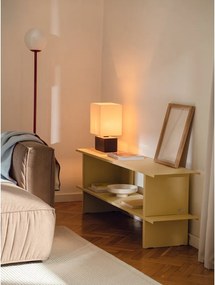 Etajeră galbenă din metal 160x57x37 cm Hes – noo.ma