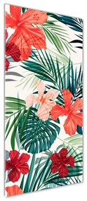 Tablou sticlă Flori Hawaii