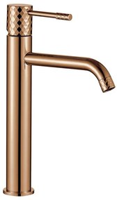 Baterie pentru lavoar Rea Lungo Diamond cupru