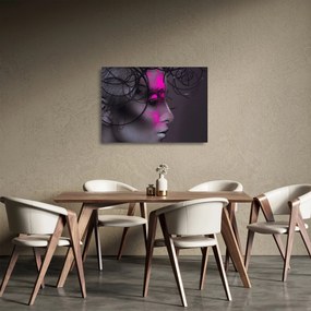 Tablou pe sticlă femeii (70x50 cm)