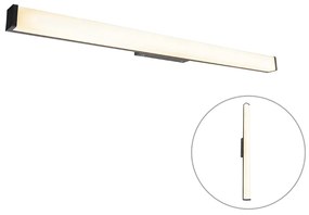 Lampa de perete modernă pentru baie neagră 92 cm IP44 - Cascada