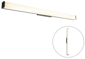 Lampa de perete modernă pentru baie neagră 92 cm IP44 - Cascada