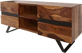 Comoda TV design industrial vintage Amazonas 160cm Sheesham